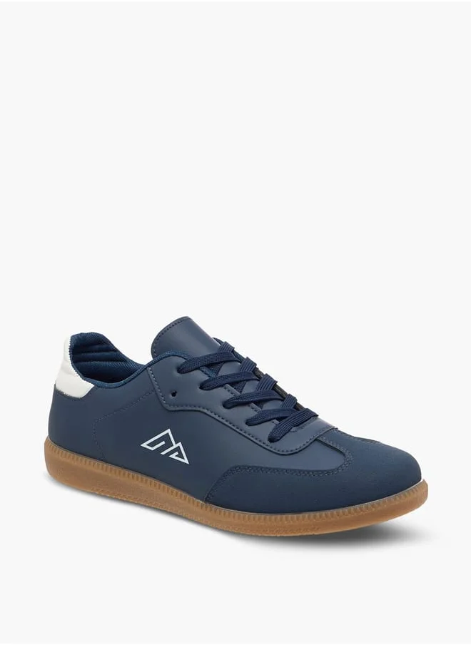 شو اكسبرس Men's Panelled Sports Shoes with Lace-Up Closure