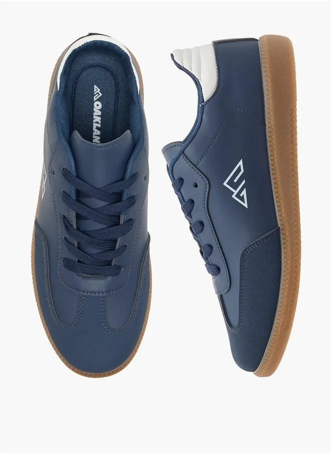 شو اكسبرس Men's Panelled Sports Shoes with Lace-Up Closure