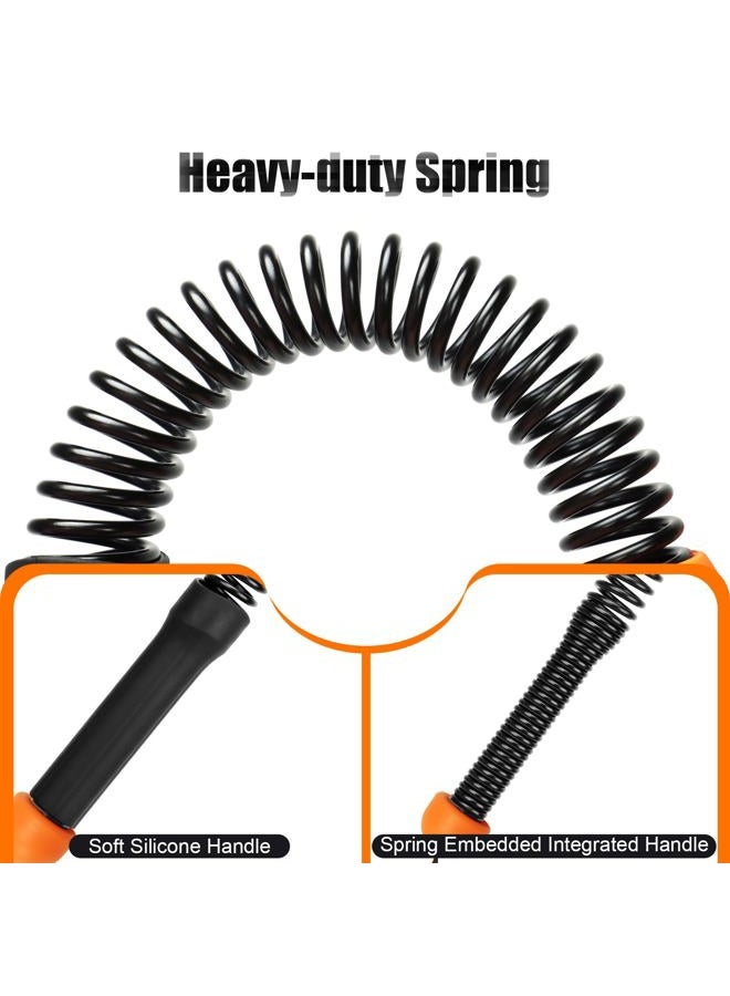 TRELC Upgrade Weighted Ropeless Battle Ropes, 2PCS Cordless Battle Rope for Home Gym, HIIT, Strength, Quiet Portable Training Rope, Workout Ropes Versatile Fitness Equipment(Black&Orange) - Image 4