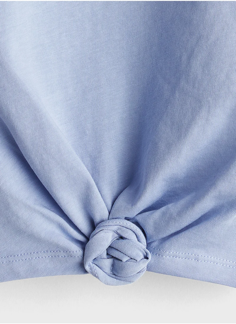 H&M Knot-Detail T-Shirt