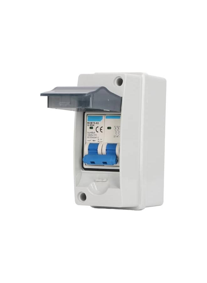 PROMASS 63A 1000V DC Disconnect Switch, PV Solar PV System Overvoltage DC Miniature Circuit Breaker Combiner Box for Households RVs Outdoor Use, IP65 Waterproof - Image 5