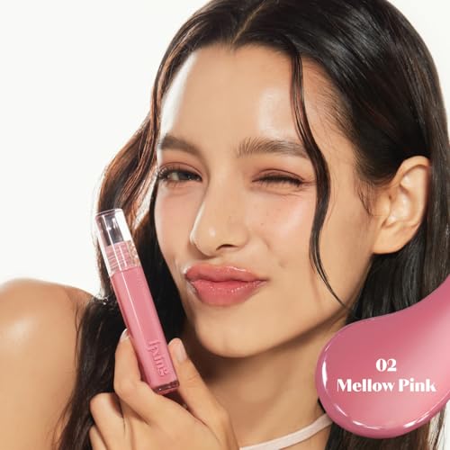 ETUDE Glow Fixing Tint #2 Mellow Pink | Non-sticky Glossy Shine Lip stain | Fills up with comfortable moisture | Tinting for dry lips - Image 2