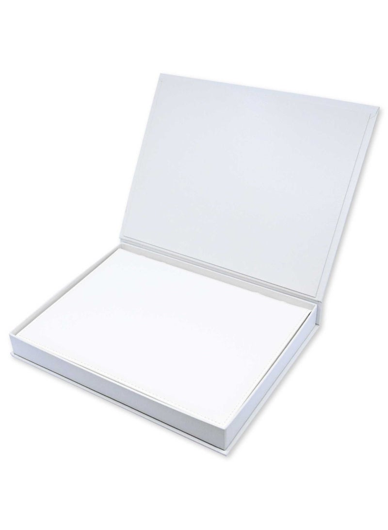 FIS حافظات شهادات تنفيذية من FIS، مصنوعة من غلاف PU إيطالي، غلاف مبطن من الجانبين مع شهادة A4 في صندوق هدايا الحجم: A4 (210 × 297 مم) - FSCLEXCH01 - Image 4