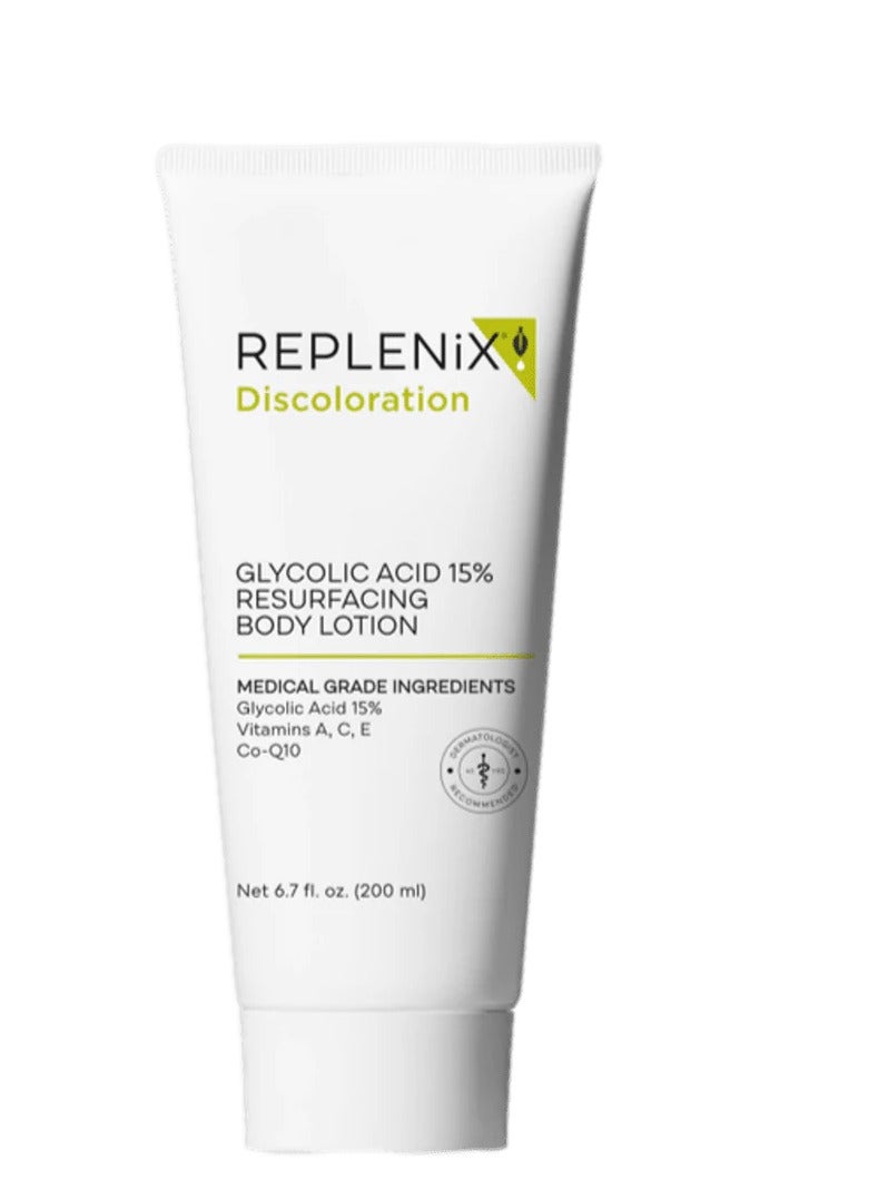 Replenix Glycolic Acid 15 Resurfacing body lotion 200 ml - Image 1