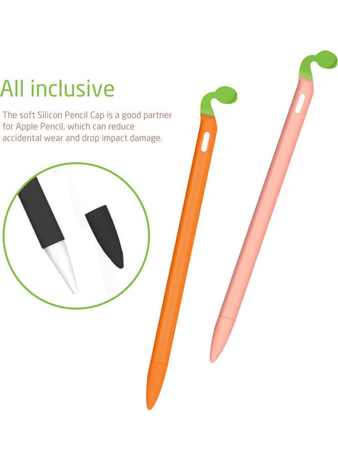 NIBEMINENT Sleeve Case Cover For Apple Pencil 2nd Generation Orange  - Image 5