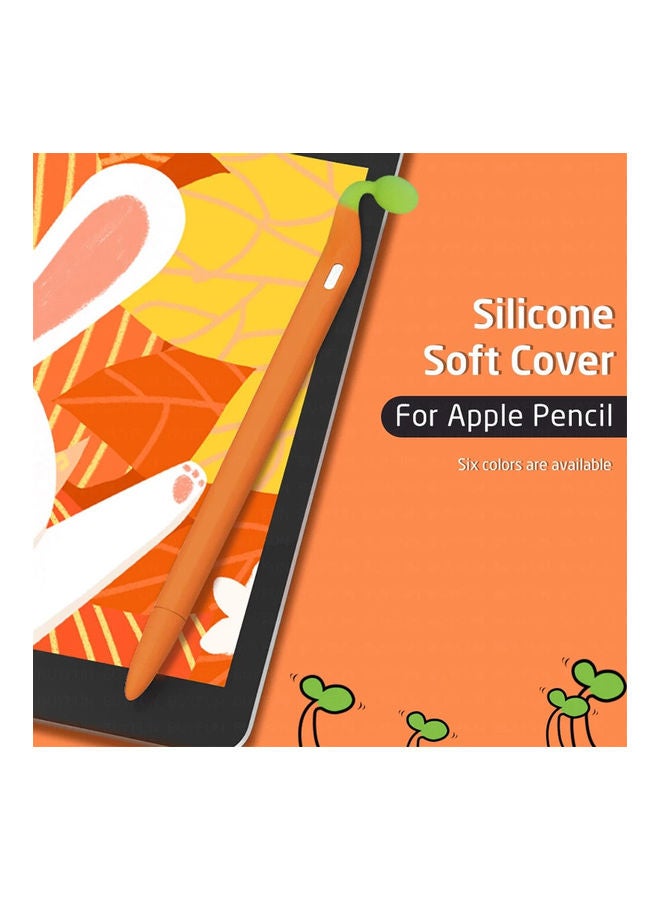 NIBEMINENT Sleeve Case Cover For Apple Pencil 2nd Generation Orange  - Image 4