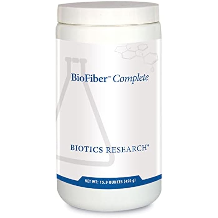 BIOTICS RESEARCH BioFiber Complete - 10 Whole Food Fibers (Organic & Non-GMO), 5g of Fiber Per Serving, Easy-to-Mix Powder, Prebiotic Gut Support 15.9 Oz - Image 1