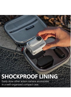 Excefore Camera Carrying Case, Storage Bag Mini Protective Case, Compatible for Insta360 GO 3 Action Camera Accessories  - Image 3