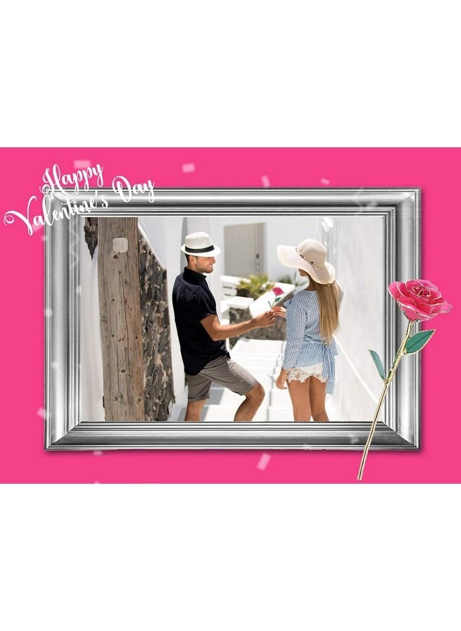ZJchao - 24K Rose For Her Dipped Gold Rose Eternity Love Real Golden Plated Preserved Eternal Flower With Rose Stand Present For Wife/Girlfriend/Daughter () - Image 1