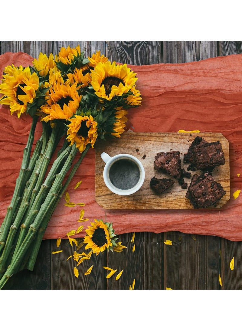 Generic 10 Pieces Gauze Cheesecloth Napkins, Wrinkled Dinner Napkins, 19.7 x 19.7 Inch Table Napkins Decorative Cloth Napkins, for Home Wedding Parties Table Decoration Family Everyday Use - Image 3