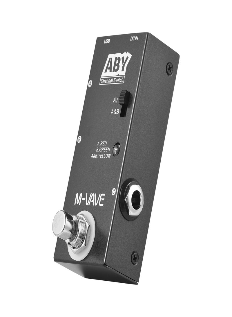SKYFOX M-VAVE ABY Line Selector AB Switch Mini Guitar Effect Pedal True Bypass Guitar Bass Pedal AB Box - ABY Channel Switch - Image 1