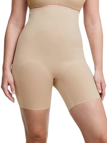 Chantelle Women's Basic Shaping High Waist Mid-Thigh Shaper, Ultra Nude, X-Small - Image 5