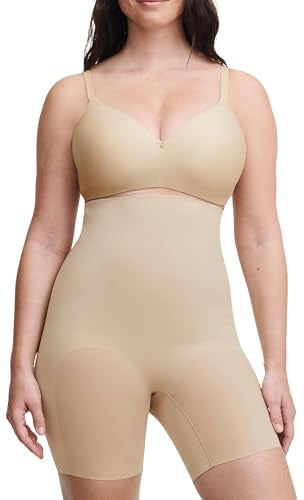 Chantelle Women's Basic Shaping High Waist Mid-Thigh Shaper, Ultra Nude, X-Small - Image 3