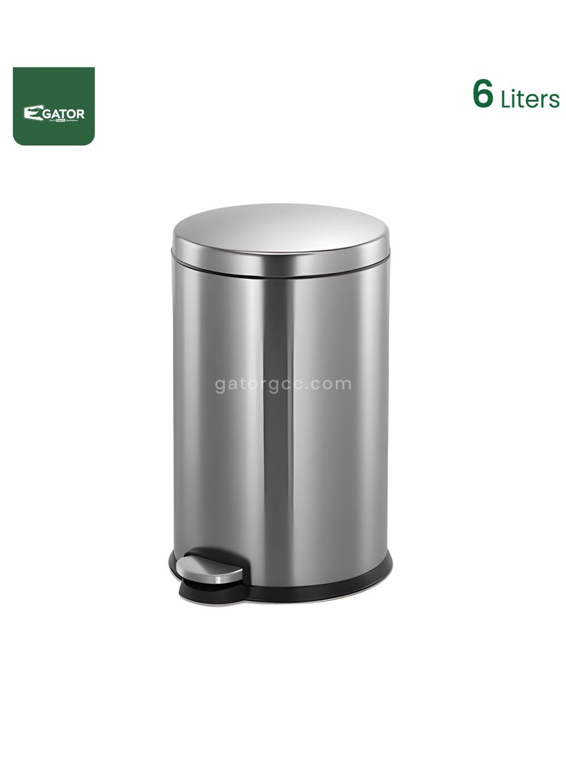 EKO EKO Stainless Steel Heavy Duty Brushed Fingerprint Proof  6L  Silver - Image 1