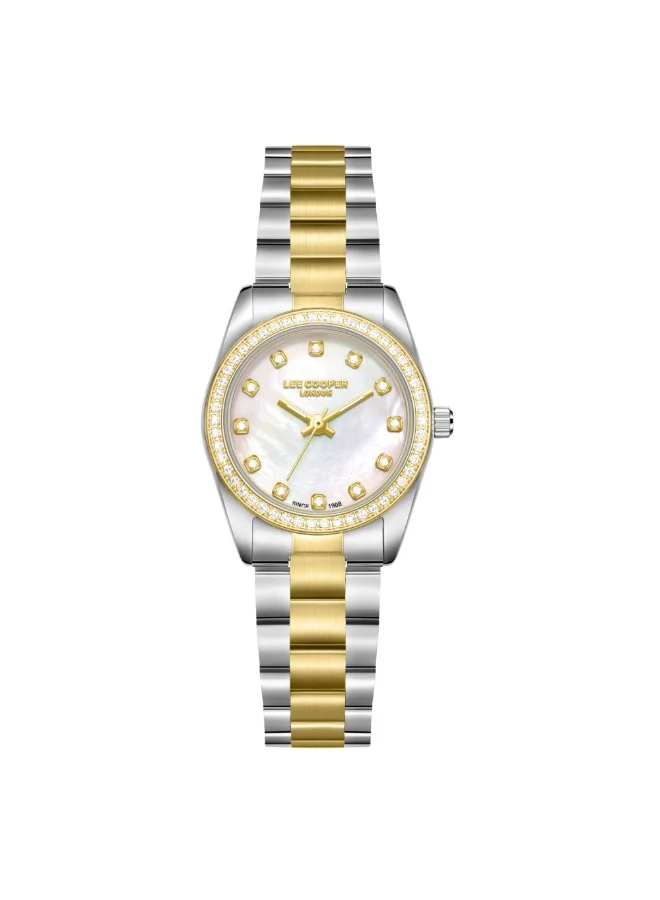 لي كوبر ساعة يد نسائية معدنية بعقارب . -  مم