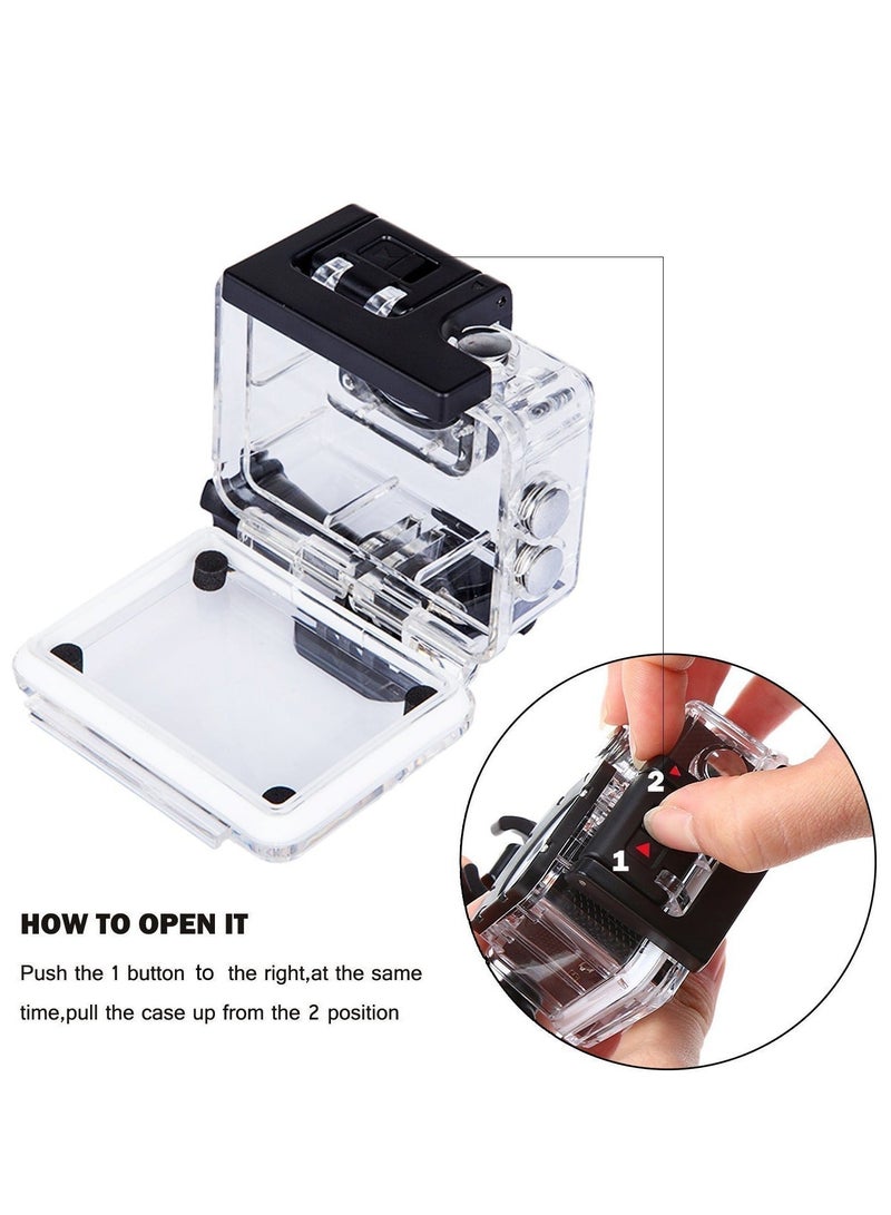 Action Camera Waterproof Case, Waterproof Photography, Sports DV Camera for SJ4000 Accessories - Image 2
