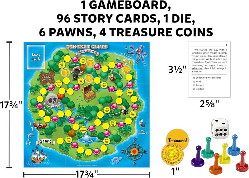 Edupress Context Clues Game - Pirate Treasure Edition for Reading Skills - Image 4