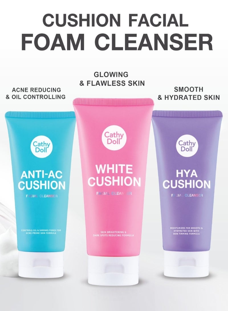 كاثي دول White Cushion 120 ML + Hya Cushion Facil Cleanserb120 ml + Anti-Ac Cushion 120 ML - Image 1