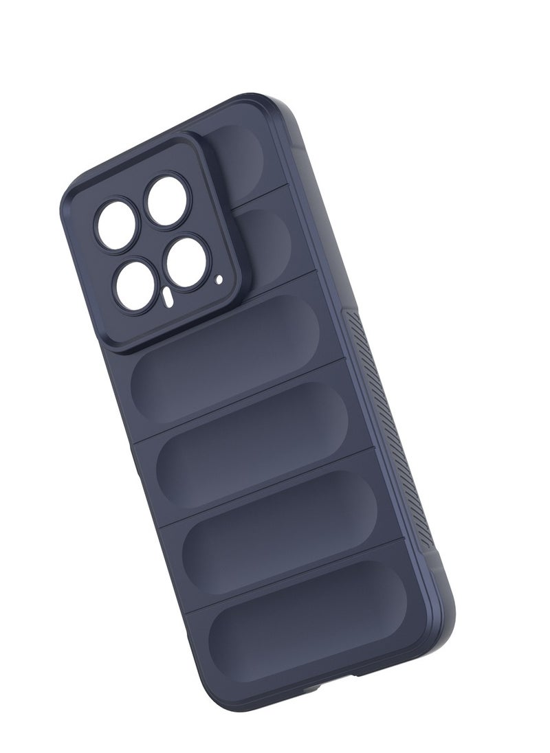 GOLDEN MASK Compatible With Xiaomi 14 Magic Case ShockProof (Dark Blue)