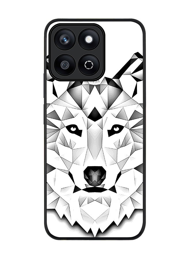 Stylizedd For Honor X7c 4G Case,Slim fit Camera Protection, Shockproof Thin Phone cover  - Poly Wolf - Image 1