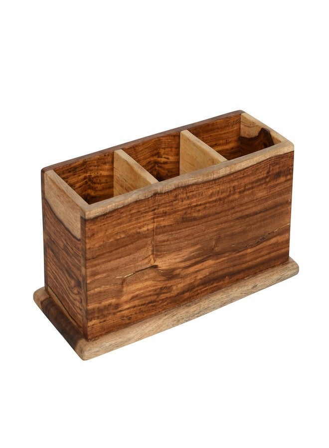 Woodee Cutlery Rack | Wooden Spoon, Fork | Cutlery Holder Stand for Kitchen Dinning - Image 2