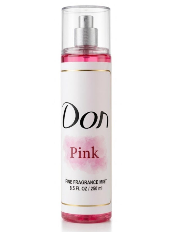 دون بينك (Don Pink) – معطر رذاذ ناعم ومنعش للجسم بعبير أنثوي ساحر – 250 مل - Image 1