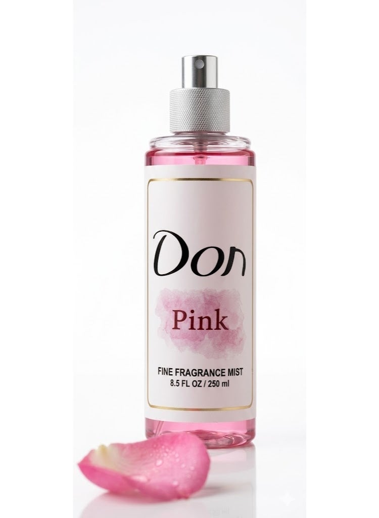 دون بينك (Don Pink) – معطر رذاذ ناعم ومنعش للجسم بعبير أنثوي ساحر – 250 مل - Image 2