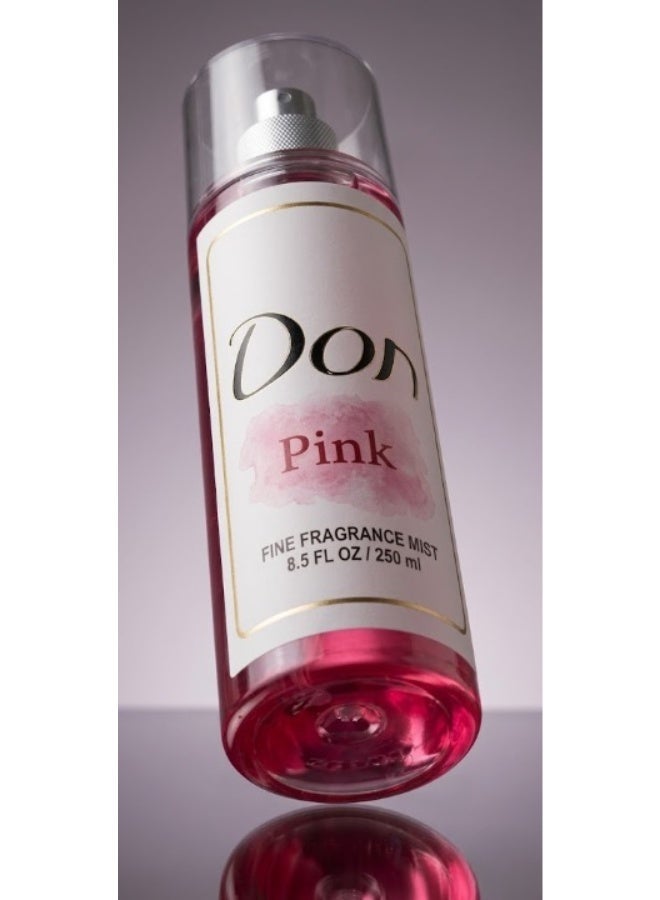 دون بينك (Don Pink) – معطر رذاذ ناعم ومنعش للجسم بعبير أنثوي ساحر – 250 مل - Image 3