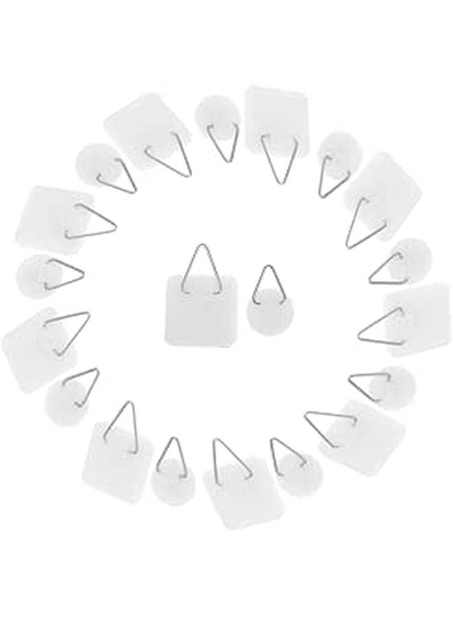 Removable Invisible Wall Hooks 50pcs Set for Hanging Plates Pictures Home Decor - Image 1