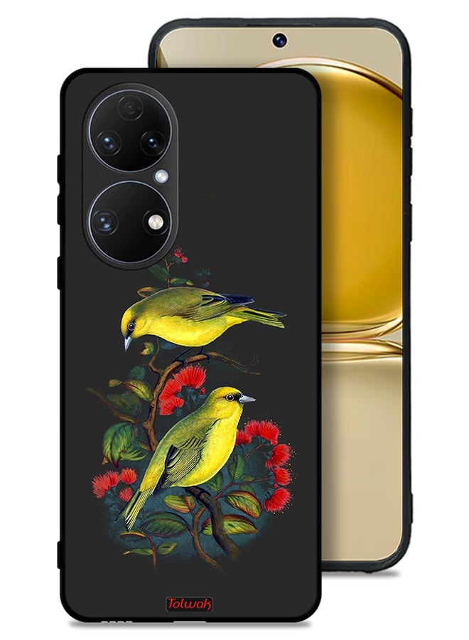 Tolwak Huawei P50E Protective Case Cover Birds - Image 1