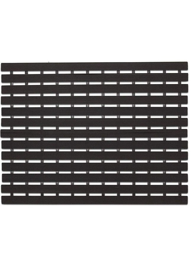 Eurotex Non-Slip Shower Bath mat with Multiple use Non Suction Cup mat for Healing, Massaging & Exfoliation Great for Walk in Showers Kitchens Laundry Room Indoor Outdoor (Dark Night) - Image 1