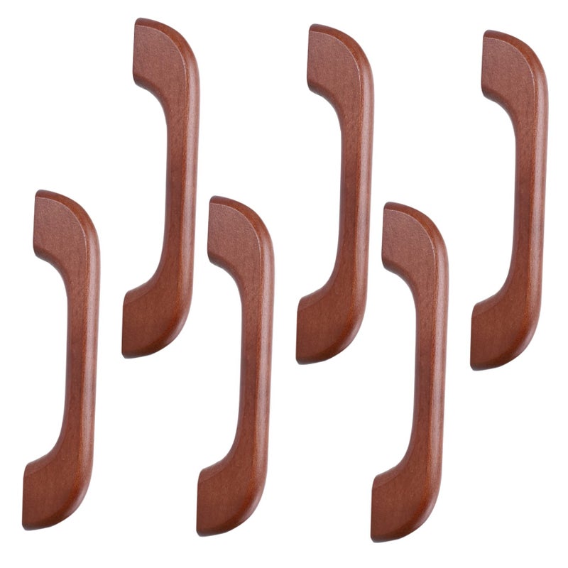 6Pcs Unique Design Drawer Pull Handles Cabinet Knobs 12.8x2.5cm Enhance Home Decor - Image 2