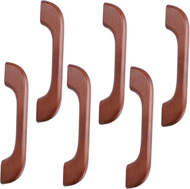 6Pcs Unique Design Drawer Pull Handles Cabinet Knobs 12.8x2.5cm Enhance Home Decor - Image 1