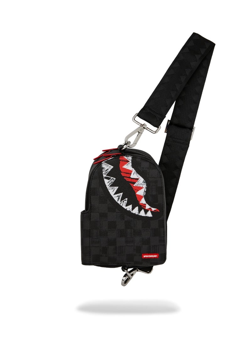 SPRAYGROUND حقيبة ظهر سكرابل شارك سلاينغ - Image 1