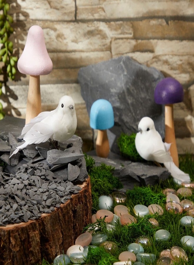 Bright Creations Slate for Aquariums - 2 Lb, 1/2 to 3/4 in Gray Flat Slate Rocks for Terrarium & Fairy Garden Decor - Image 2