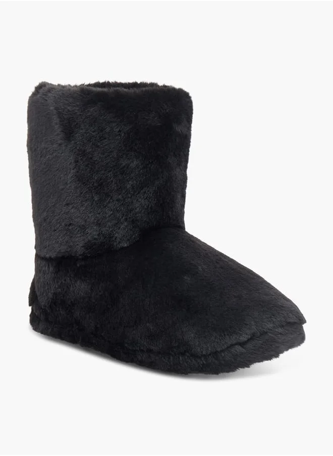 Le Confort Faux Fur Slip-On Bedroom Boots