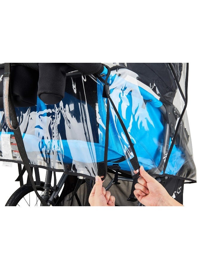 جوفي Zoom X2-Rain Cover, Transparent - Image 2