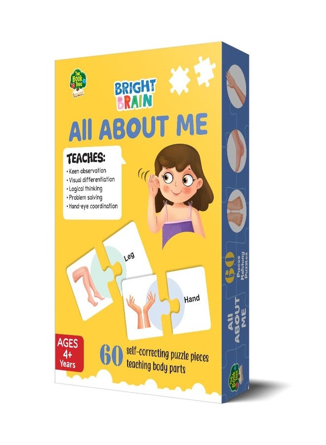The Book Tree All About Me Puzzle for Kids | 60 Self-Correcting Body Parts Puzzle Pieces | Human Body Learning Toy for Toddlers & Preschoolers Age 4+ | Educational Gift for Boys & Girls - Image 3