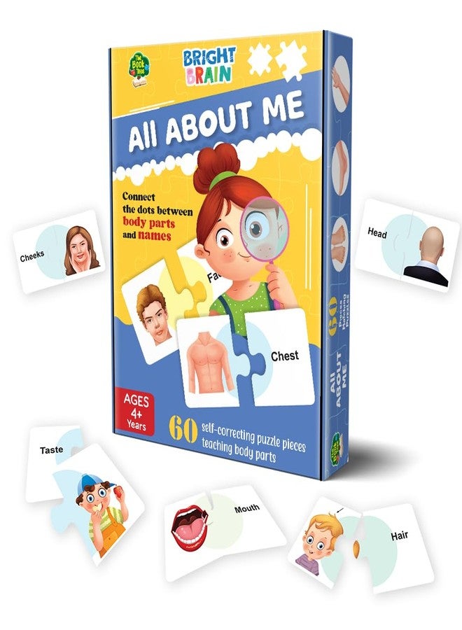 The Book Tree All About Me Puzzle for Kids | 60 Self-Correcting Body Parts Puzzle Pieces | Human Body Learning Toy for Toddlers & Preschoolers Age 4+ | Educational Gift for Boys & Girls - Image 1