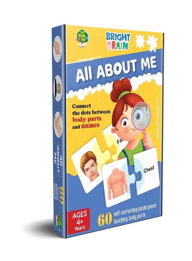 The Book Tree All About Me Puzzle for Kids | 60 Self-Correcting Body Parts Puzzle Pieces | Human Body Learning Toy for Toddlers & Preschoolers Age 4+ | Educational Gift for Boys & Girls - Image 2