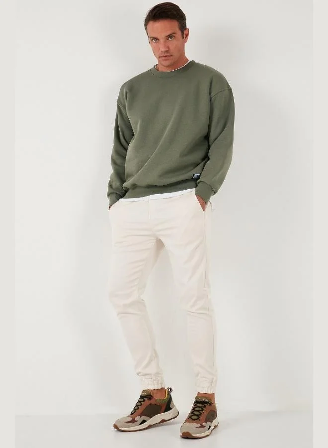 Buratti  Buratti Regular Fit Crew Neck Cotton Furry Soft Raised Sweat Men's SWEAT 5905255 for Men | Best Price UAE