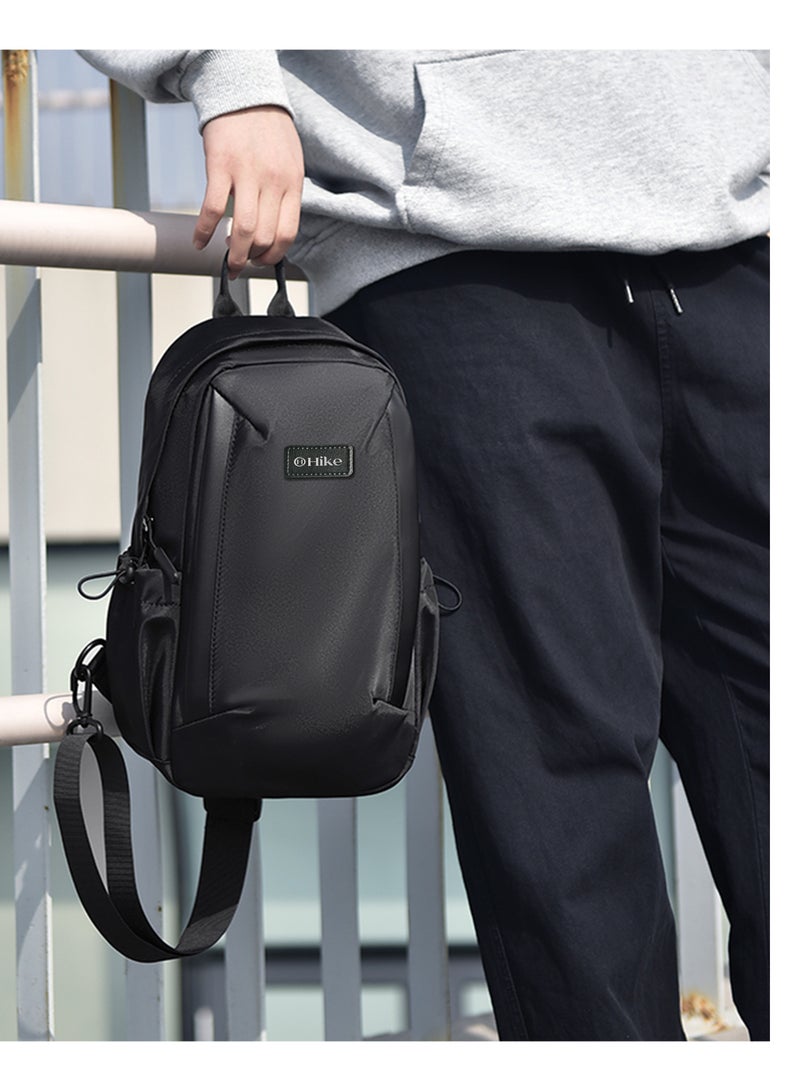 Hike Unisex Durable Cross-body Bag Water Resistant Anti-Theft Unisex Sling bag for Travel School College Business Shopping Outdoor, HK3321-BLUE - Image 3