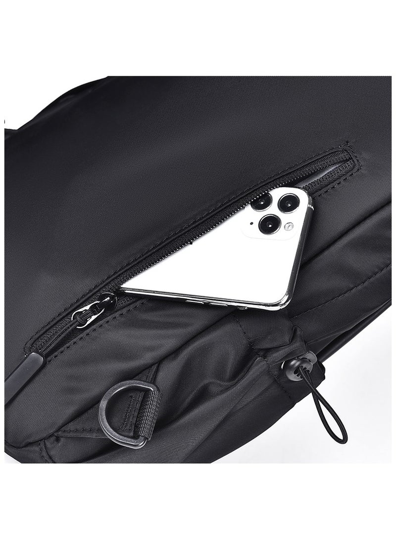 Hike Unisex Durable Cross-body Bag Water Resistant Anti-Theft Unisex Sling bag for Travel School College Business Shopping Outdoor, HK3321-BLUE - Image 5