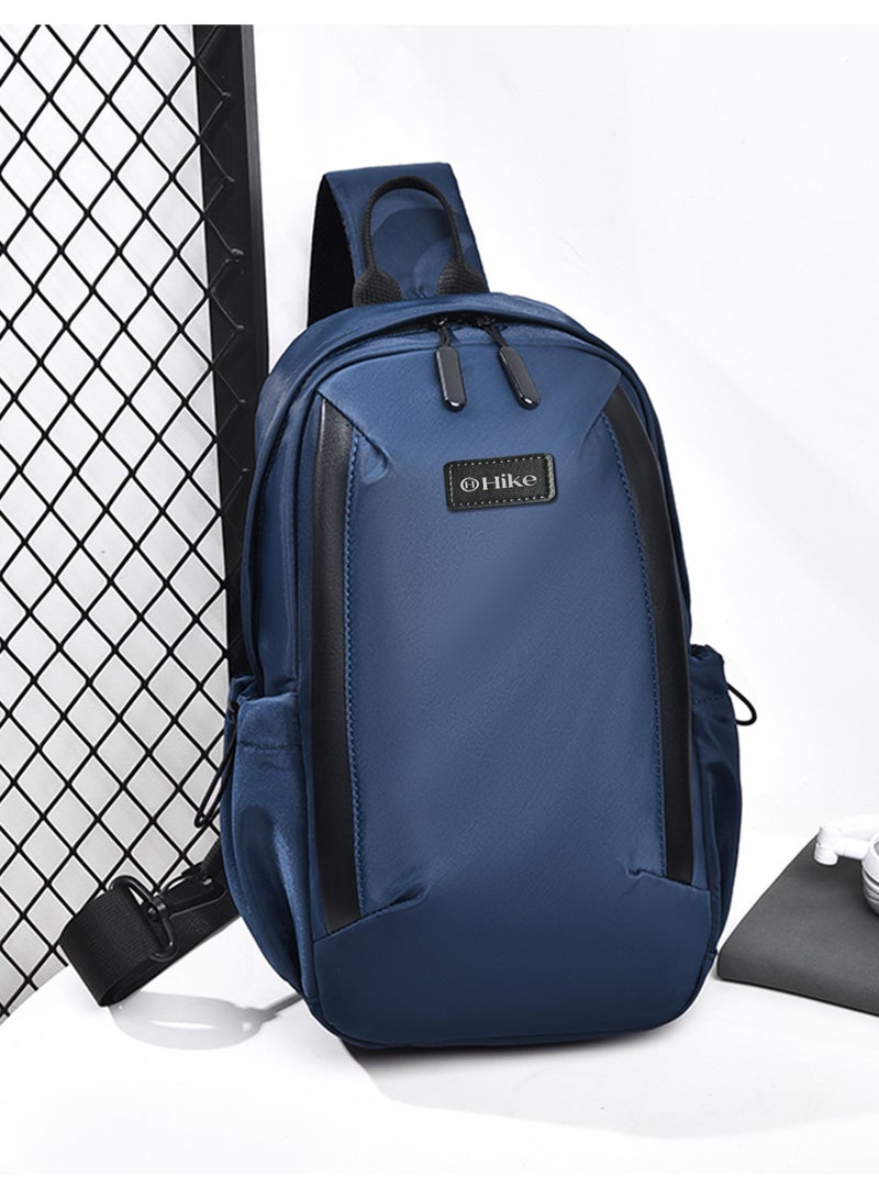 Hike Unisex Durable Cross-body Bag Water Resistant Anti-Theft Unisex Sling bag for Travel School College Business Shopping Outdoor, HK3321-BLUE - Image 4