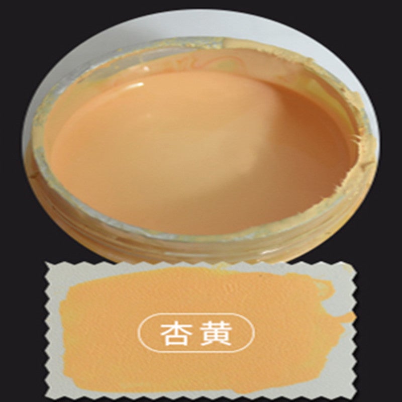 Leather Dye Repair Cream Sofa Jacket Restorer Black Shoe Polish Apricot Yellow Color Paste [Complimentary Color Refurbishment and Color Refurbishment to Fill Wear Scratches]] 