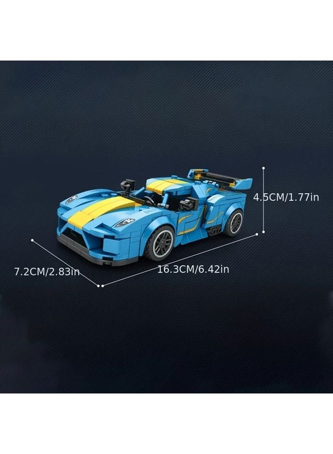 Light Blue Transforming Autobot Suit 2 in 1 Robot Car Building Blocks 338 Pcs STEM Educational Toy Gift for Boys - Image 5