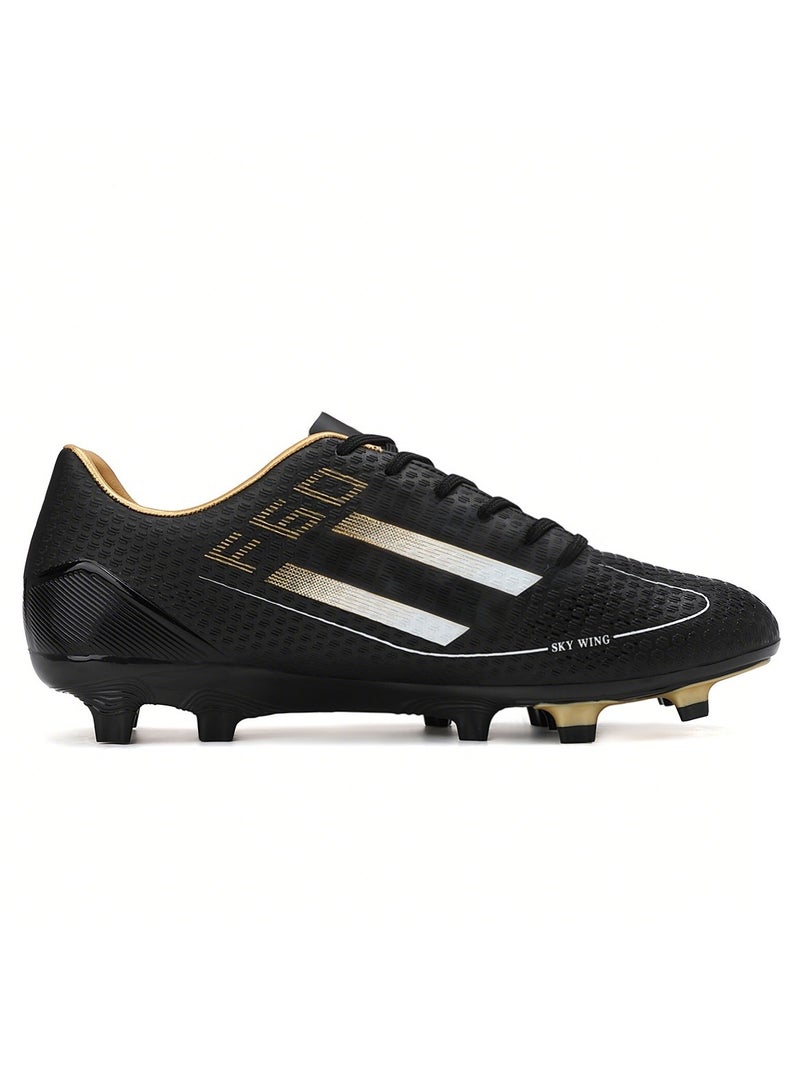 جناح السماء أحذية كرة قدم للرجال والنساء على أرض صلبة، أحذية كرة قدم منخفضة الارتفاع، نعل FG، أحذية كرة قدم خفيفة الوزن للتدريب الاحترافي في الهواء الطلق - Image 3