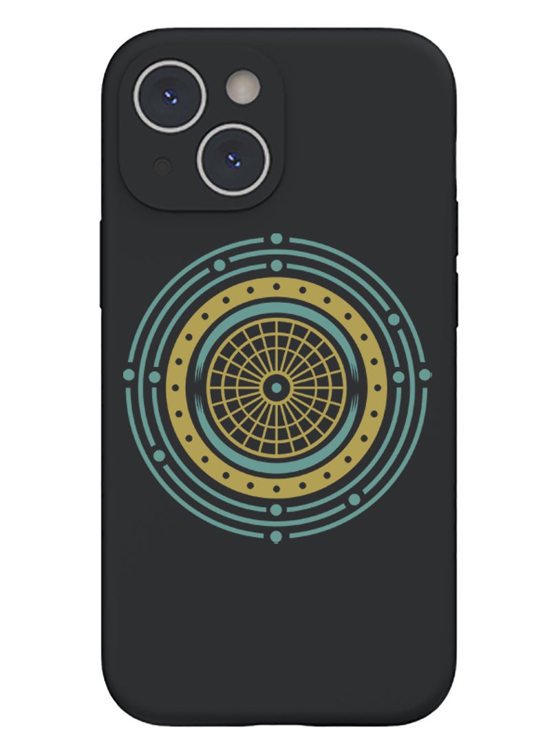 Theodor - Protective Slim Fit Case Liquid Silicone Cover with Full Body Protection Anti-Scratch Shockproof Case For iPhone 14 Black  - Mode special copy - Image 1