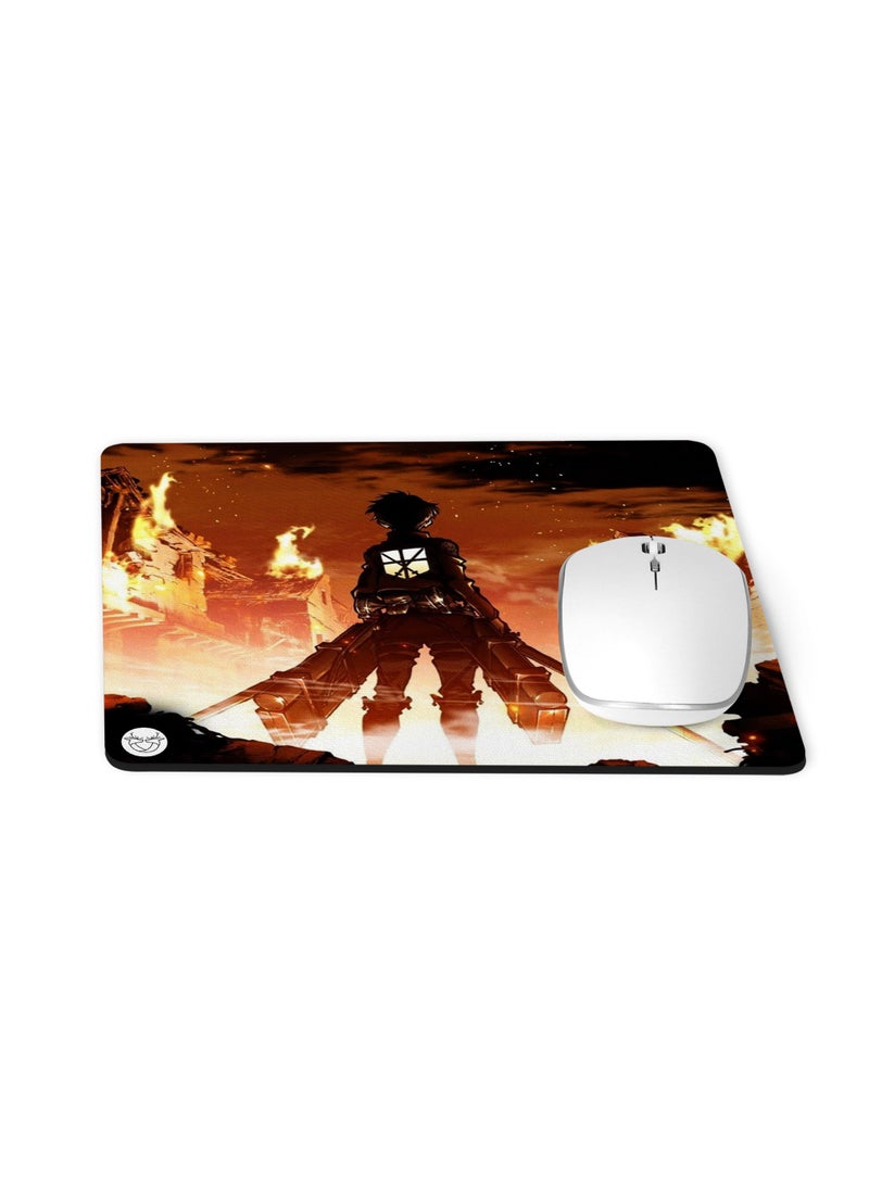 Reeman Design Mousepad with Attack on Titan design 
