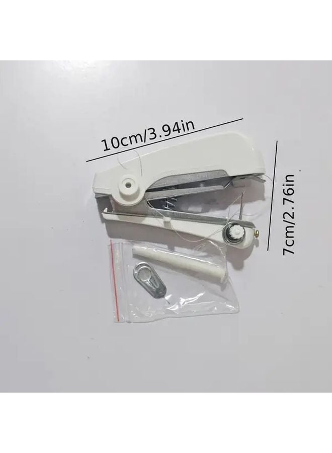 Portable Handheld Mini Sewing Machine Manual Operation Compact Lightweight Random Color - Image 1